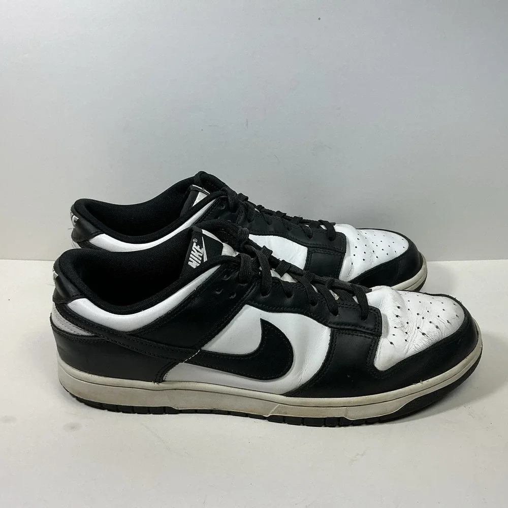 Nike Dunk Low Panda Sneakers Size US Mens 13 Black White DD1391-100 retro OG SB